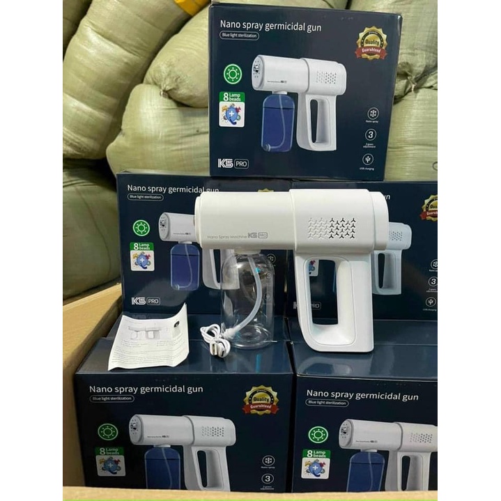 Máy Phun Dung Dịch Khử Trùng Không Dây Cầm Tay Dung Tích 380ML Cự Ly 1-1,5m