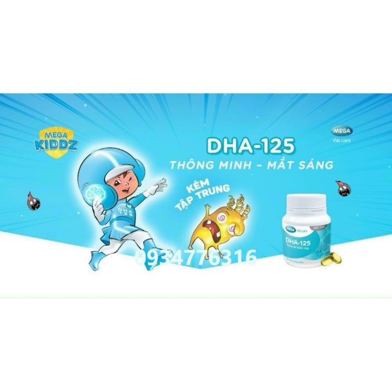 ✅ DHA 125 -hỗ trợ phát triển não bộ và thị giác lọ 30 viên