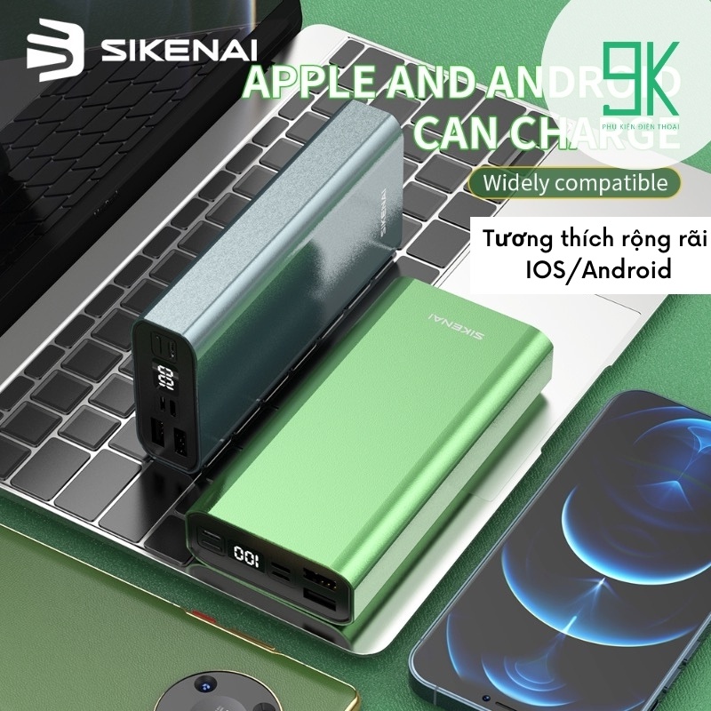 Sạc dự phòng 20000 mAh chính hãng SIKENAI TB-20, bảo hành 12 tháng