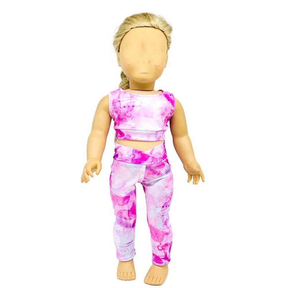 SUSANS Bộ Quần Áo Tập Yoga Cho Búp Bê 18Inch 43cm