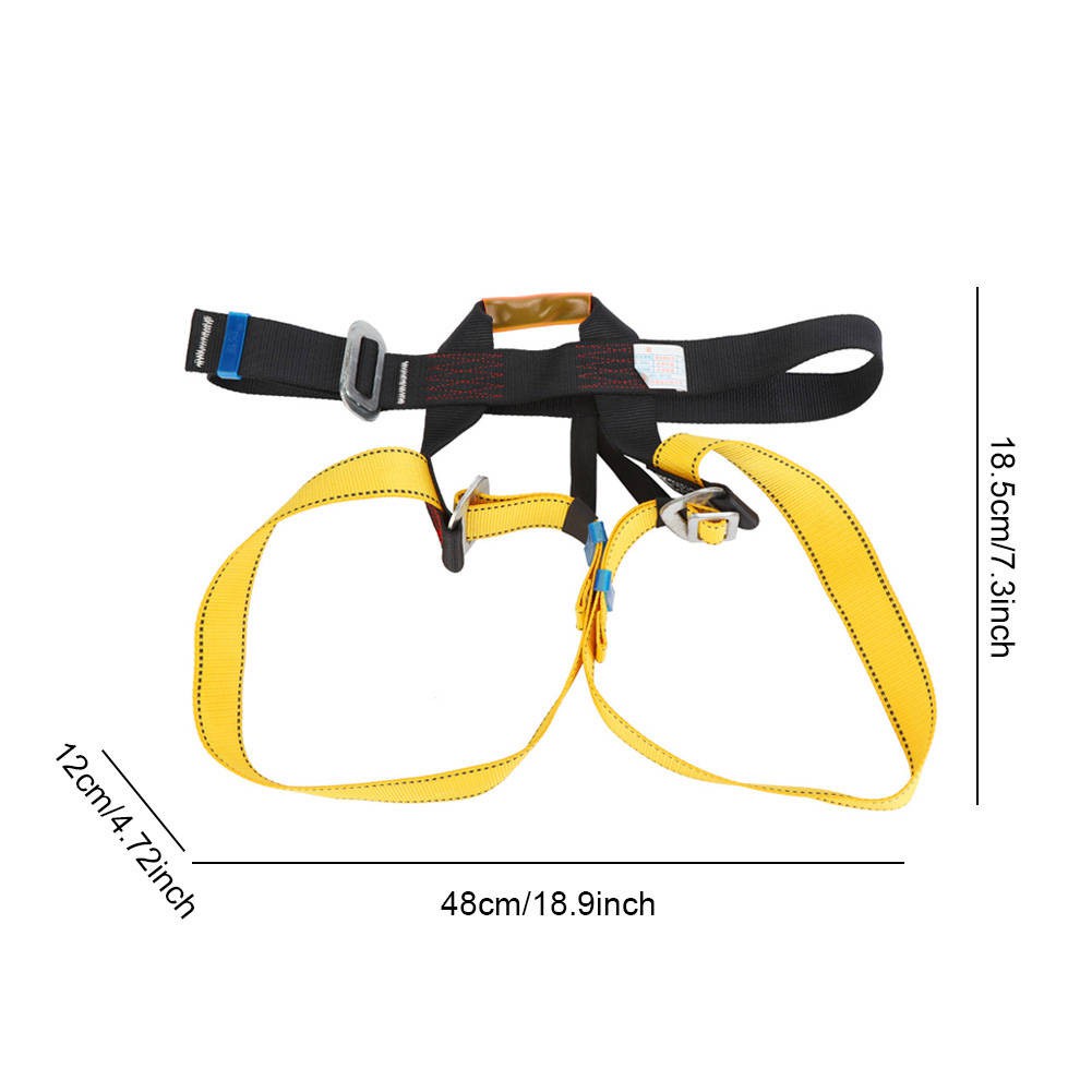 Harness Safety Belt for Rappelling Climbing Mountaineering Climbing Outdoor Half Body Rock