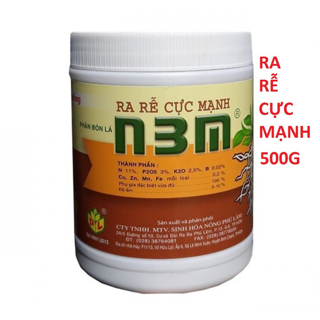 Phân bón lá kích rễ N3M siêu ra rễ cho cây trồng lọ 500g