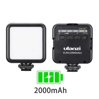 Đèn led trợ sáng mini ulanzi vl49 6w 2000mah 5500k vlog