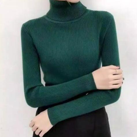 Shopee MALL Mgp73 Áo Dệt Kim Cao Cổ Cao Cổ Lọ Xinh Xắn Thời Trang Dành Cho Nữ
