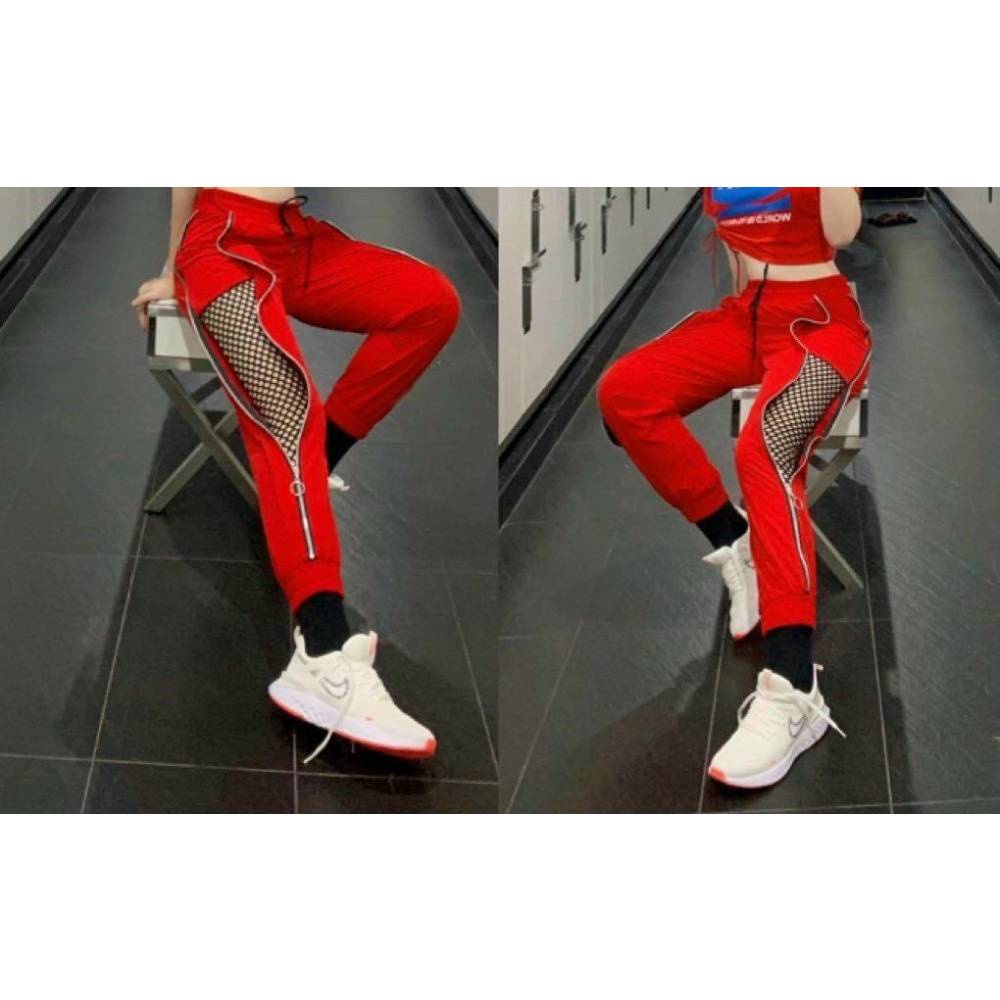 Quần Jogger Kéo Khoá Cá Tính (Đồ Tập Gym-Yoga Nữ)