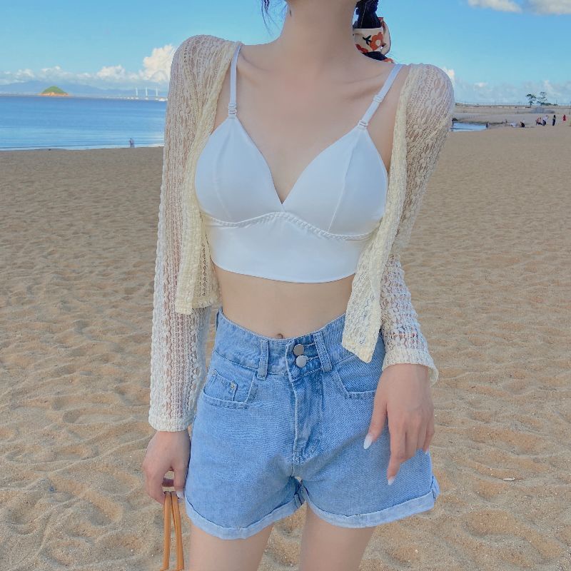 Áo Hai Dây Hở Lưng Dáng Ôm Thời Trang Quyến Rũ Cho Nữ