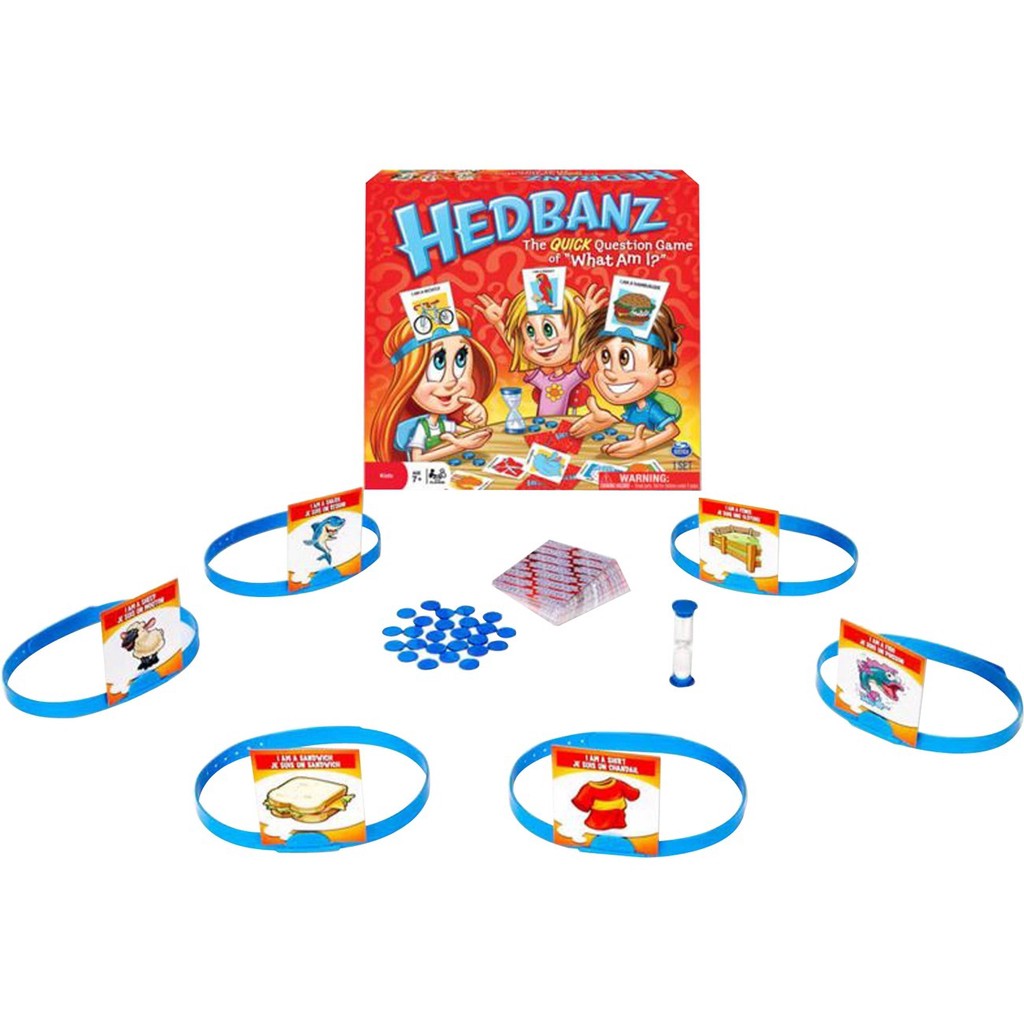 Trò chơi Hedbanz Game - What Am I - Boardgame Tôi là gì?