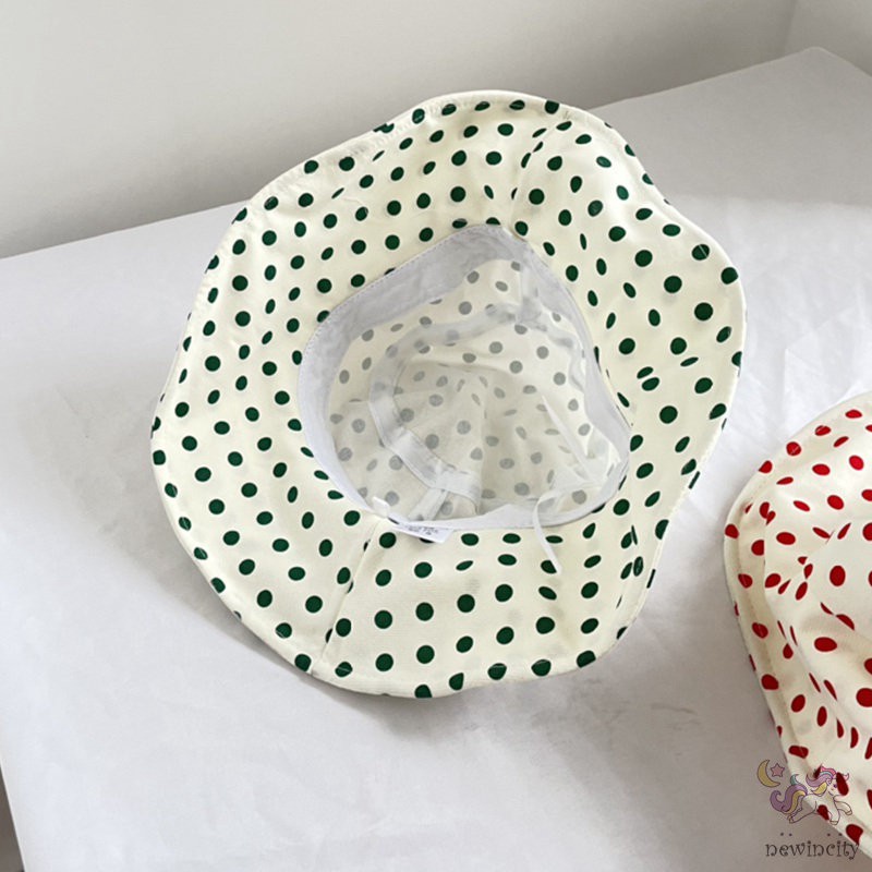 Nón Tai Bèo Họa Tiết Chấm Bi Thời Trang Mùa Hè Hàn Quốc