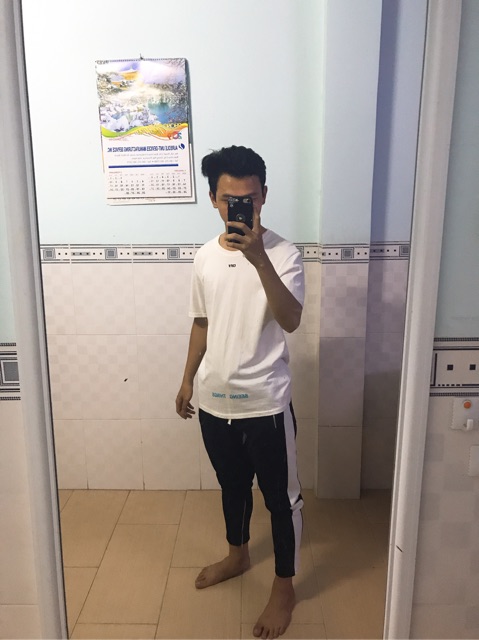 Quần jogger zipper