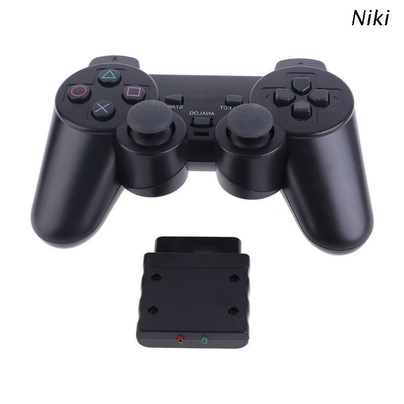 Tay cầm chơi game không dây Niki Vibrator 2.4G với bộ thu cho máy chơi game PS2 và iPhone xs