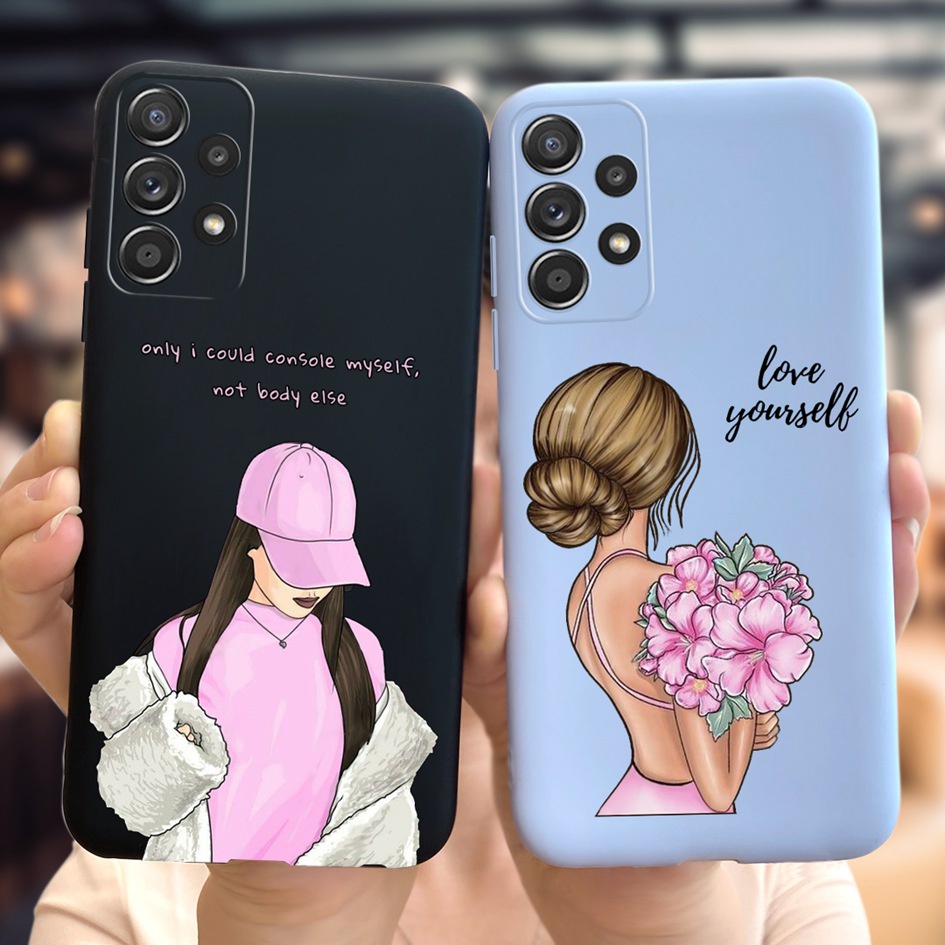 Ốp Điện Thoại Silicone Mềm Họa Tiết Hoa Thời Trang Cho Samsung Galaxy A13 SM-A135F Samsung A13 4G A 13 2022 6.6"