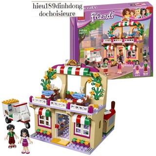 Mô hình LEGO Friends 41311 - Tiệm bánh Pizza Hearlake