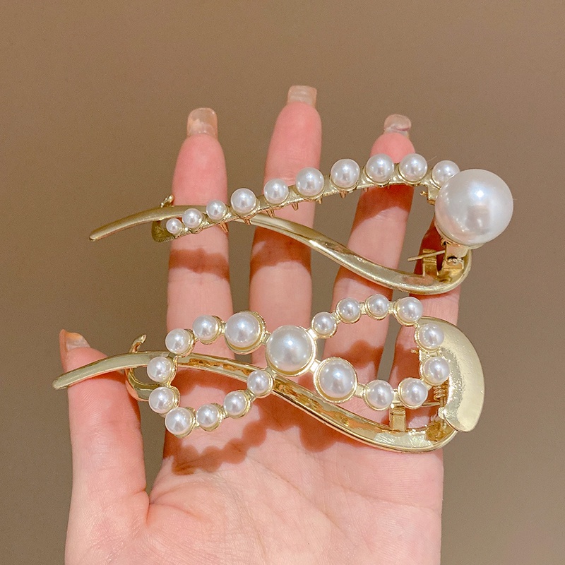 Kẹp Tóc Kim Loại Hình Hoa Và Bướm Sang Trọng Cho Nữ