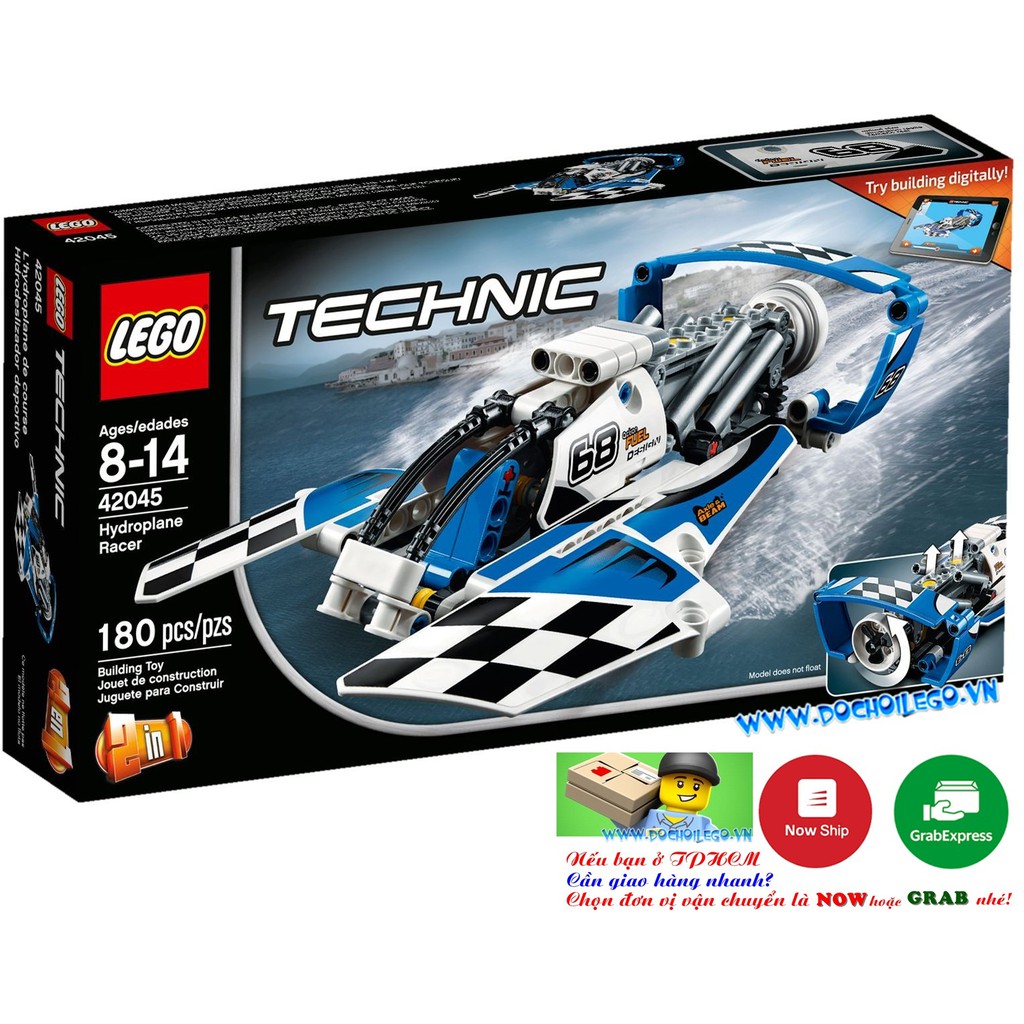 Mô Hình LEGO City 60114 - Thuyền Đua