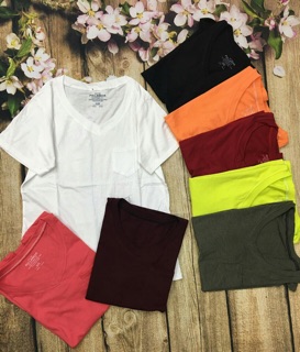 ÁO THUN CỔ TIM PULL BEAR