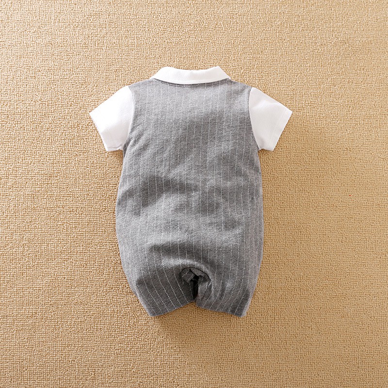 Bodysuit bé sơ sinh, áo sơ sinh cho bé từ 1 tháng đến 1 tuổi công tử vest chất liệu cotton 100% cao cấp BD141