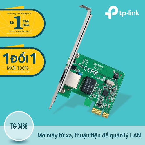 [Hỏa Tốc] Bộ Chuyển Đổi Mạng TP-Link TG-3468 PCI Express 10/100/1000Mbps