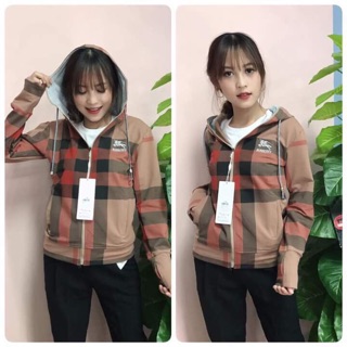  Áo chống nắng kẻ da cá