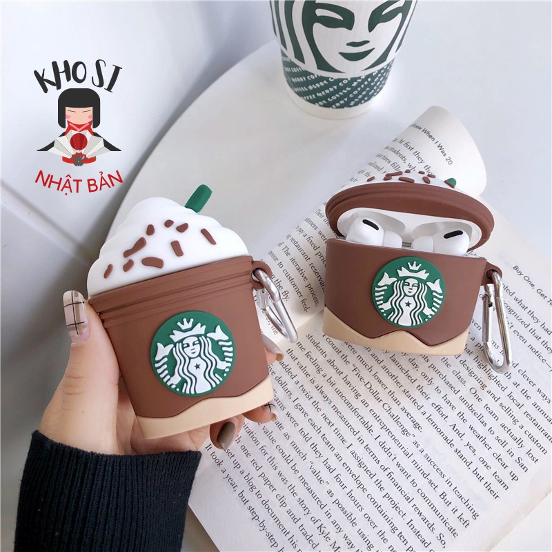 🧁 Bao airpod 🧁 vỏ airpod cà phê st⭐️rbucks cho airpod 1/2/pro