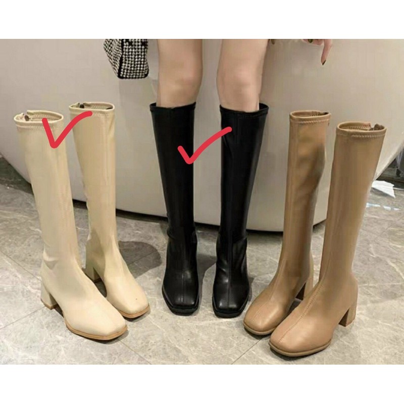 [Mã FASHIONGREEN15 giảm 10% tối đa 30k đơn từ 99k] BOOT ĐÙI DA MỜ CHÌM KHOÁ SAU MŨI VUÔNG M2036 (LÓT LÔNG) | BigBuy360 - bigbuy360.vn