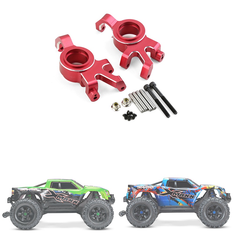 Bộ 2 Khối Vô Lăng Trước Bằng Hợp Kim Nhôm Nâng Cấp Cho Traxxas X-Maxx Xmaxx 6S 8S RC 1 / 5