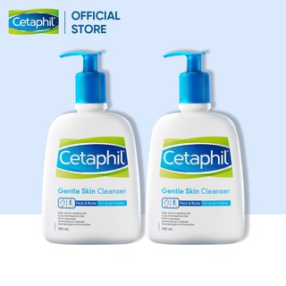 Combo 2 Sữa rửa mặt dịu nhẹ cho da nhạy cảm Cetaphil Gentle Skin Cleanser 500ml/chai
