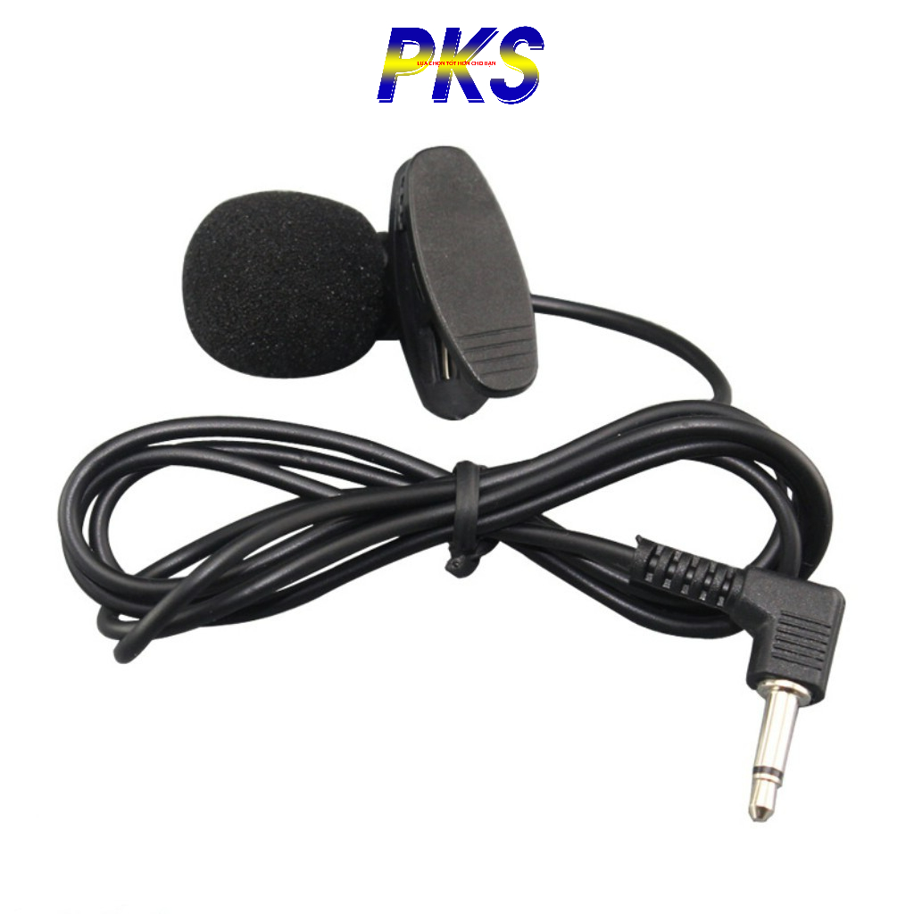 Micro cài áo mini jack cắm 3.5mm