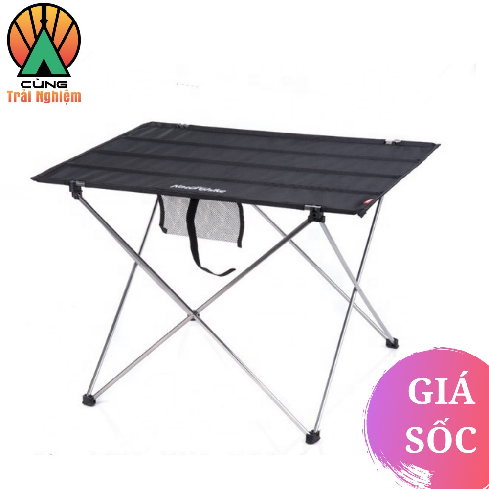 [CHÍNH HÃNG] Bàn Xếp Dã Ngoại Di Động Size Lớn Cầm Tay Cho Du Lịch Picnic Cắm Trại Câu Cá NatureHike NH20JJ020