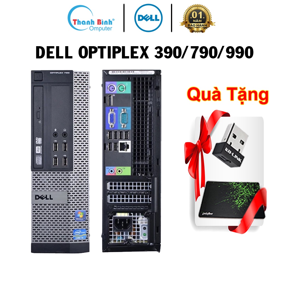 Máy Tính Đồng Bộ ThanhBinhPC Dell Optiplex 390/790/990 - BẢO HÀNH 12 THÁNG 1 ĐỔI 1 - PC Đồng Bộ Dell