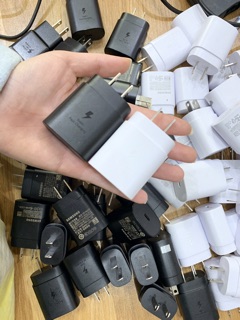 Củ cáp sạc nhanh samsung 25w -hàng bóc máy note 10