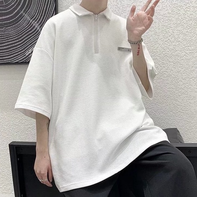 Áo polo Ngắn Tay Phong Cách Hàn Quốc Thời Trang Mùa Hè Dành Cho Nam