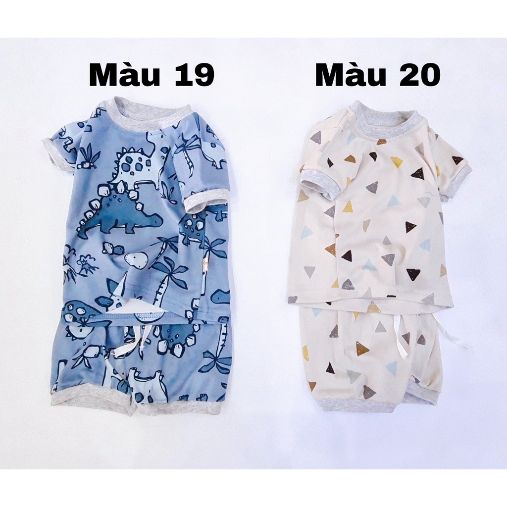 Đồ Bộ Mặc Nhà Nhiều Họa Tiết Siêu Xinh Cho Bé Trai -Bé Gái Từ 1-4 Tuổi S1219