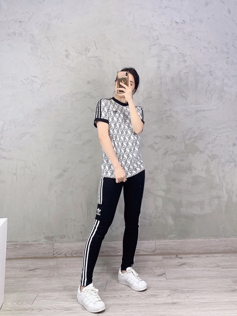 Áo phông 3-Stripes Tee Made in Cambodia full tag code