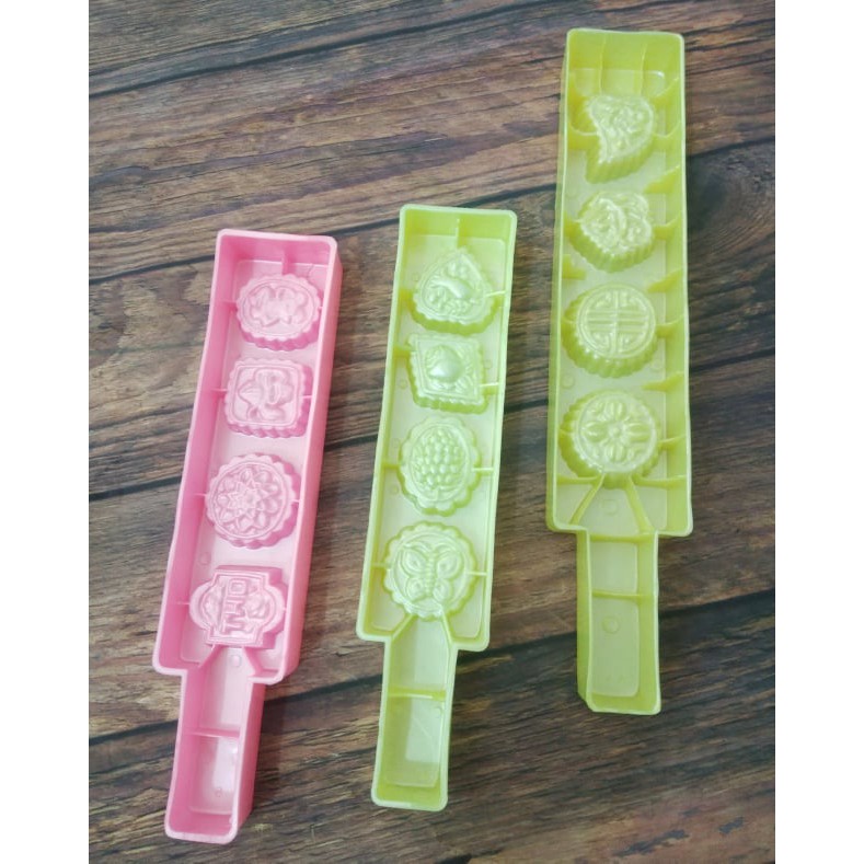 COMBO 5 KHUÔN BÁNH IN, BÁNH PHỤC LINH NHỎ, KÍCH THƯỚC BÁNH 3.5 CM X CAO 1 CM - giao mẫu ngẫu nhiên