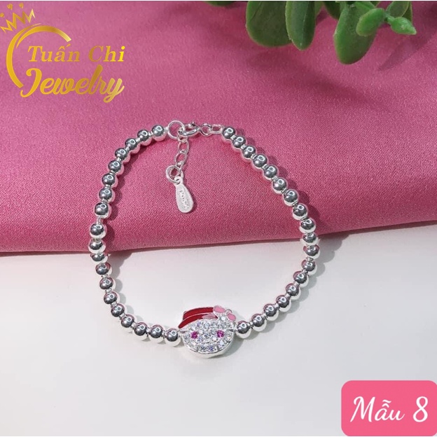 Lắc Tay Trẻ Em BẠC TA Vòng Tay Bạc Trẻ Em  Thiết Kế Kiểu Dáng Dễ Thương, Lắc Bi Bạc Đẹp