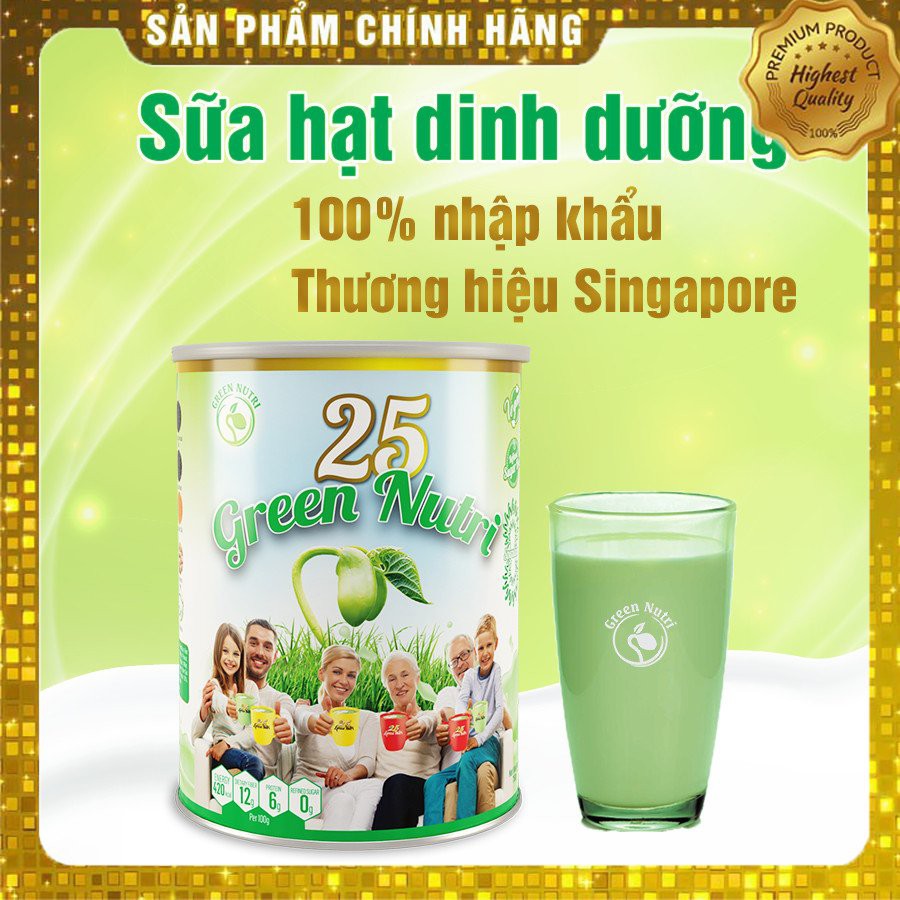 25 Green Nutri - Sữa Hạt Ngũ Singapore