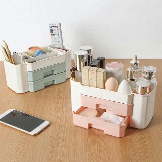KỆ NHỰA MỸ PHẨM 2 NGĂN KÉO CHẮC CHẮN BỀN ĐẸP