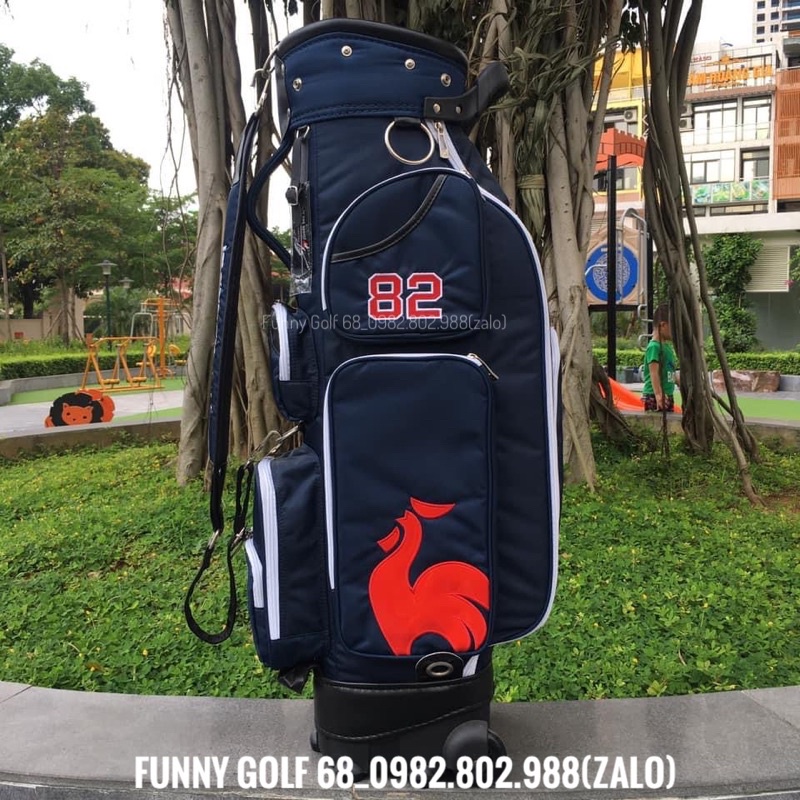 Túi gậy golf Lecoq sportif siêu bền , có bánh xe tiện lợi