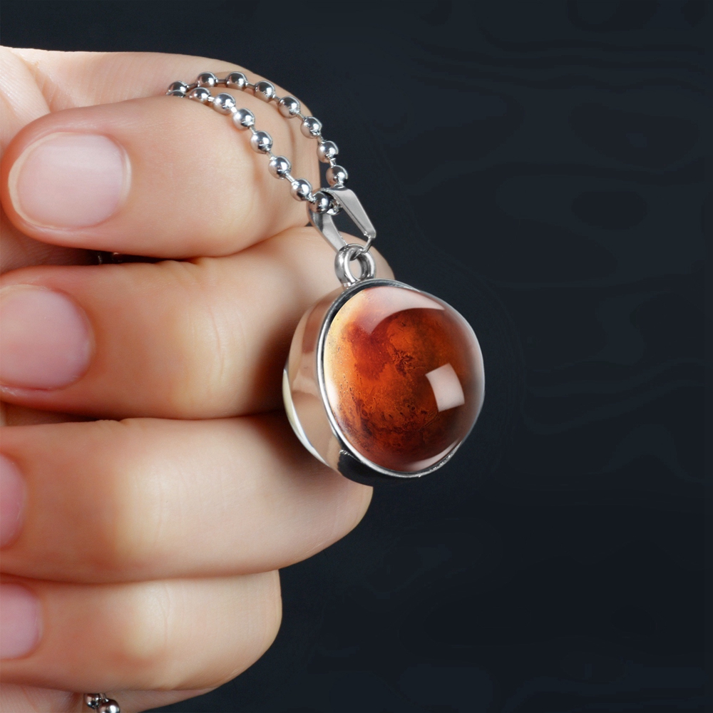 Dây chuyền mặt hình các hành tinh trong hệ mặt trời phong cách thời trang