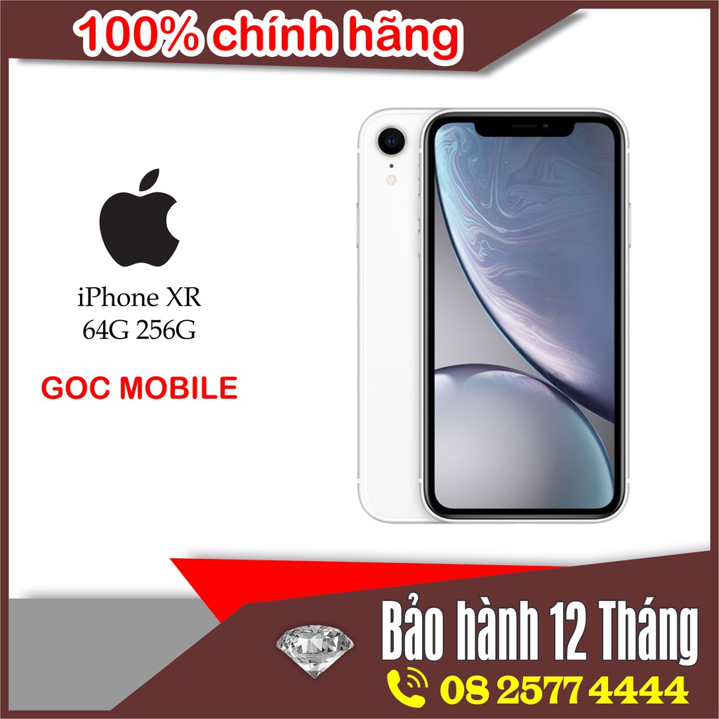 Điện Thoại Apple IPhone XR Quốc Tế & Lock Chính Hãng ĐỦ MÀU 64GB