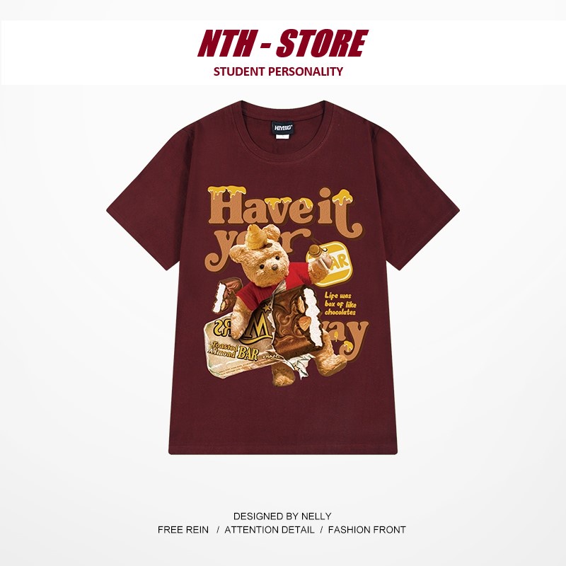 Áo Nelly - Áo phông Nelly Heybig 100% cotton - HAVE IT ĐỎ 79