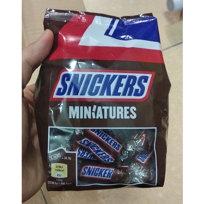 (Rẻ Vô Địch)Kẹo socola Miniatures Snicker 150g