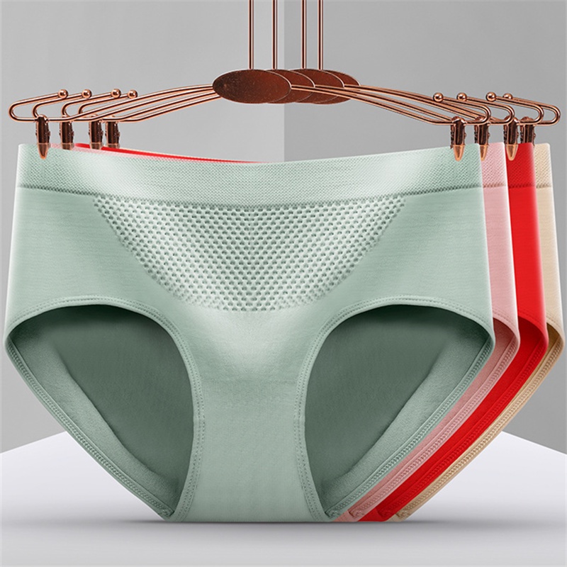 Quần Lót Một Mảnh Không Đường May Họa Tiết Tổ Ong Gợi Cảm Cho Nữ