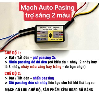 Mạch Passing Smart 10 Chế Độ Dành Cho Đèn Trợ Sáng