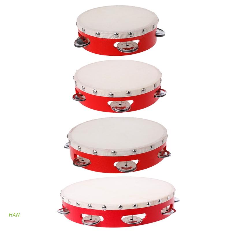 Trống lục lạc cầm tay nhiều màu sắc bắt mắt sành điệu