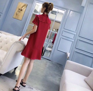 Đầm đỏ đuôi cá vai bèo
