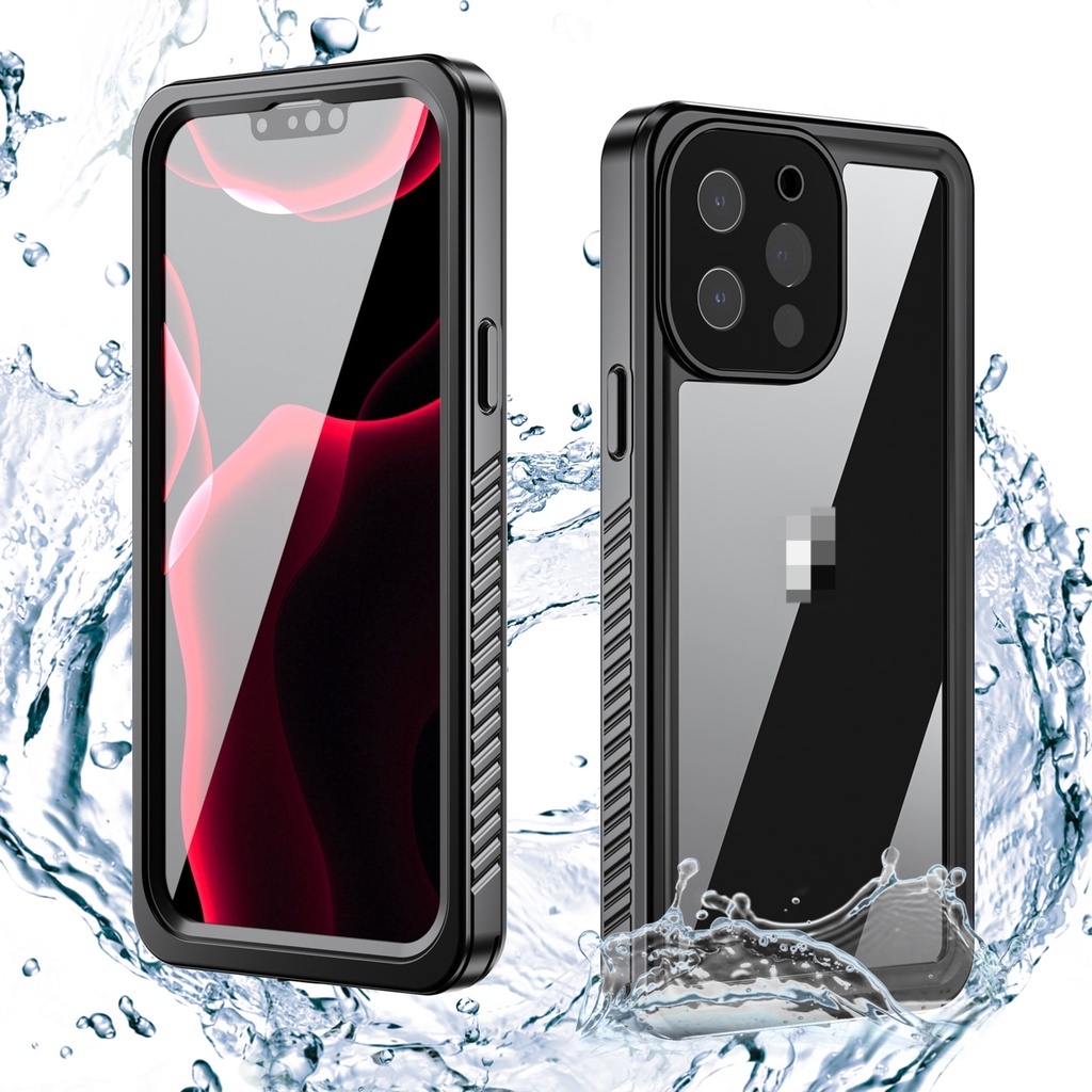 Ốp Điện Thoại Chống Sốc IP68 Cho iPhone 13 12 11 Pro Max XR X XS Max 5 5S 6S 7 8 Plus SE 2020 13 12 mini 2M