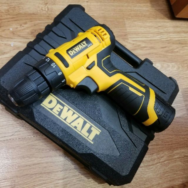Máy DEWaLT 12v loại 2 pin hộp nhựa