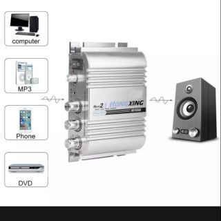 Âm ly mini bộ khuếch đại âm thanh công suất cao stereo 300w x 2