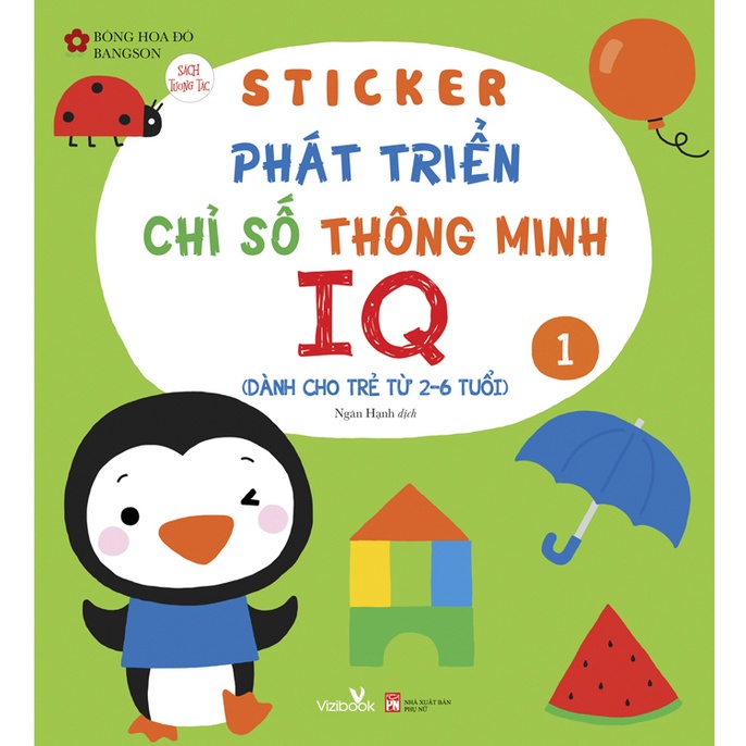 Sách - Sticker phát triển chỉ số thông minh